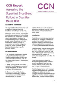 Assessing the Superfast Broadband Rollout in Counties
